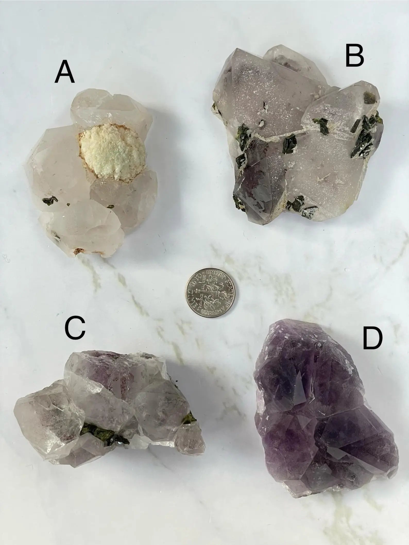 Garden Quartz Crystal with Inclusions – Meigu, Sichuan, China view 2
